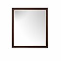 James Martin Vanities Glenbrooke 36in Mirror, Burnished Mahogany 735-M36-BNM